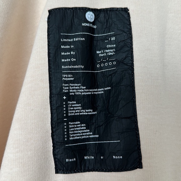 None Studio Crewneck Sweatshirt RARE - Picture 9 of 9